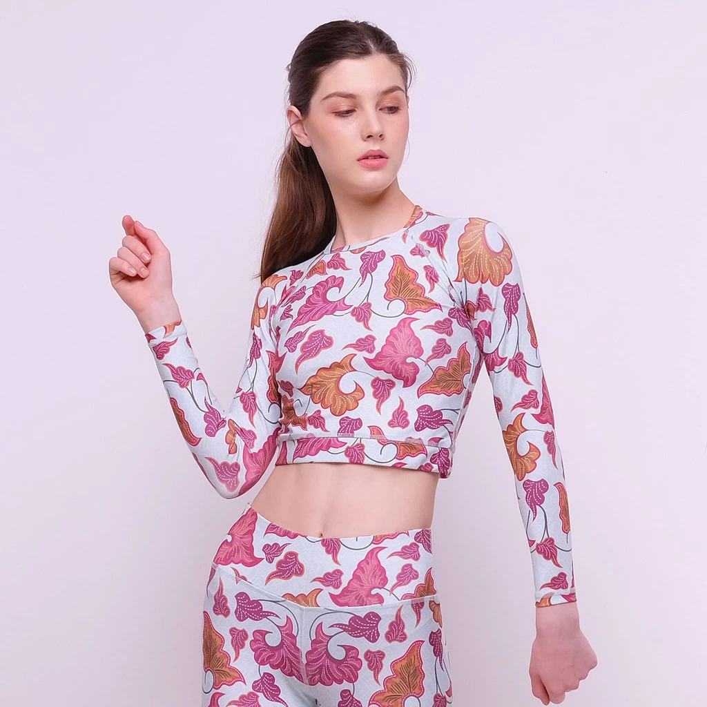 Batik Autumn - Crop Top M